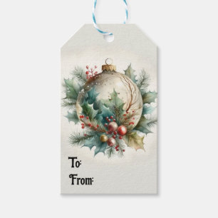 Christimas Holiday Geschenkanhänger
