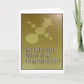 Christimas Karte 2004: "Außerirdisches" Thema (Vorderseite)