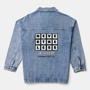 Christin TROTZDEM BESTEHT SIE WEITER Jeansjacke