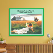 Christina in der neuen Welt Leinwanddruck (Insitu (Wohnzimmer))