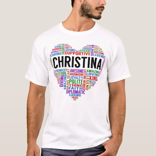CHRISTINA Legend Heart T-Shirt (Vorderseite)