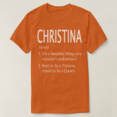 Christina Name Gift 67 T-Shirt (Design vorne)