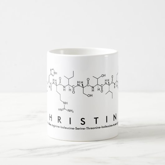Christina-Peptidnamen-Tasse Kaffeetasse (Mittel)