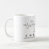 Christina-Peptidnamen-Tasse Kaffeetasse (Links)