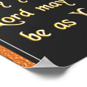 Christina Prayer Poster (Ecke)