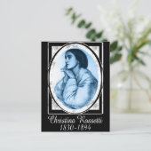 Christina Rossetti Postkarte (Stehend Vorderseite)