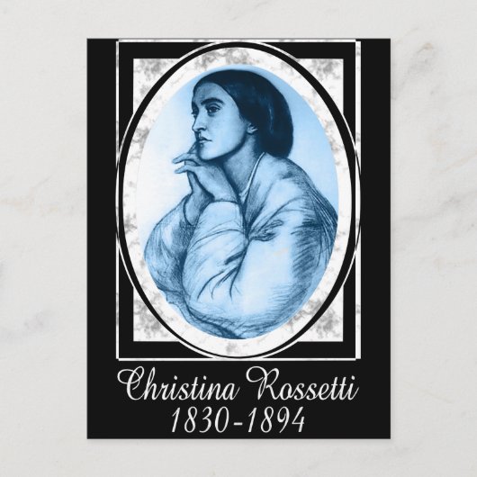 Christina Rossetti Postkarte (Vorderseite)