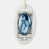 Christina Rossetti-Verzierung Keramik Ornament (Rechts)