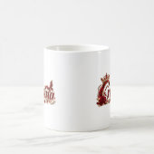 Christina Ruby Crystal Luxusname Kaffeetasse (Mittel)