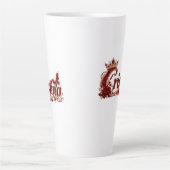 Christina Ruby Crystal Luxusname Milchtasse (Vorderseite)