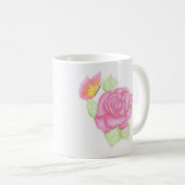 Christina Schmetterling Rose Tasse (VorderseiteRechts)