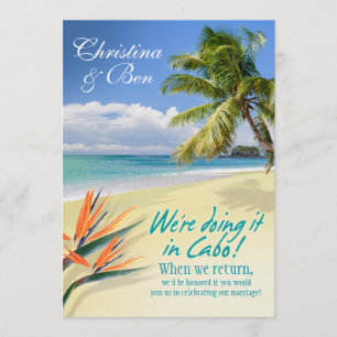 Christina-SMARAGD WÄSSERT Cabo Empfang (Leinen) Einladung