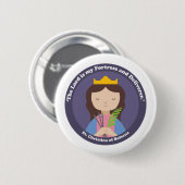 Christina von Bolsena Button (Vorne & Hinten)