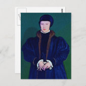 Christina von Denmark Ink Sketch Postkarte (Vorne/Hinten)