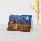 Christinas Halloween-Welt Karte (Gelbe Blume)