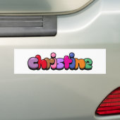 Christine Autoaufkleber (Auf Auto)