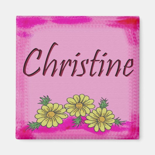 Christine Daisy Christine Magnet (Vorne)