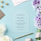 Christine Elegant Wedding Save the Date Acryleinladungen (Insitu (Hochzeit))