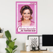 Christine - Frau PA Poster (Heimbüro)