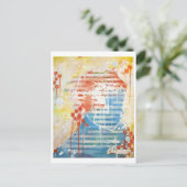 Christine Malerei Postkarte (Stehend Vorderseite)