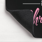 Christine Natürlich bin ich Phantastisch Christine Mousepad (Ecke)