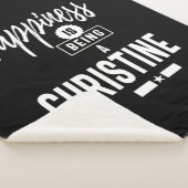 Christine Personalisiert Name Birthday Gift Sherpadecke (3/4)