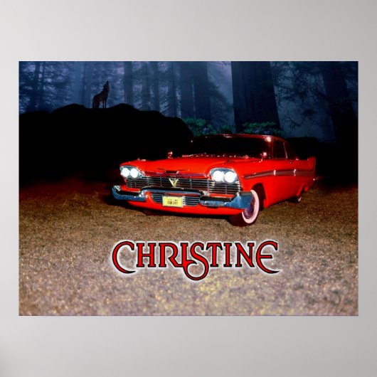 Christine Plymouth Fury 1958 Poster (Vorne)
