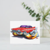 Christine Plymouth Fury Postkarte (Stehend Vorderseite)