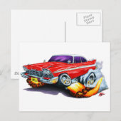 Christine Plymouth Fury Postkarte (Vorne/Hinten)
