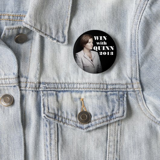 Christine Quinn für Bürgermeister Button (Beispiel)