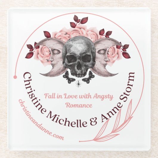 Christine und Anne Glass Untersetzer (Vorderseite)