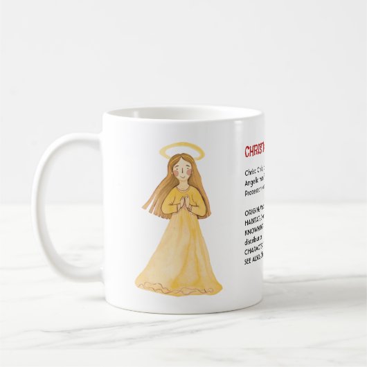 Christkind Christmas Angel Dictionary Definition Kaffeetasse (Links)