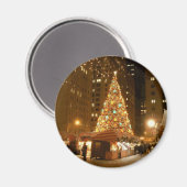 Christkindlmarkt - 21. Dezember 2005 in Chicago Magnet (Vorderseite/Rückseite)