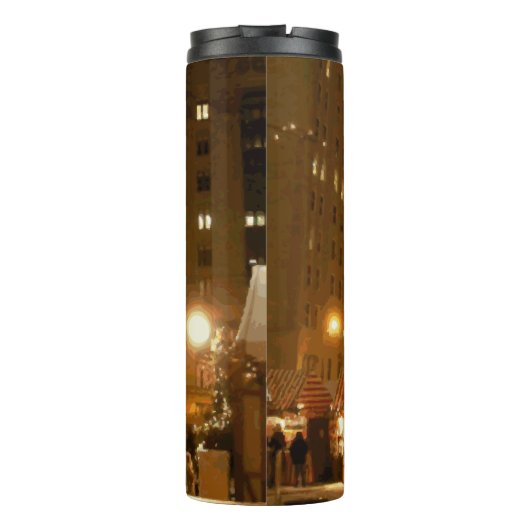 Christkindlmarkt - 21. Dezember 2005 in Chicago Thermosbecher (Rückseite)