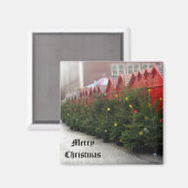 Christkindlmarkt - Weihnachtsbaummagnet Magnet (Vorderseite/Rückseite)