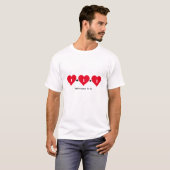 Christlich 1 PLUS 1 EQUAL 1 Paare T-Shirt (Vorne ganz)
