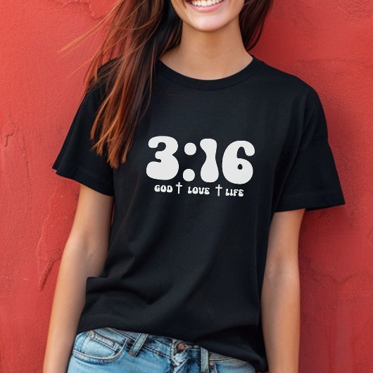 Christlich, 3:16 Bibelverse Frauen T - Shirt