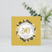 Christlich | 50. GOLDEN Hochzeitstag Karte (Stehend Vorderseite)
