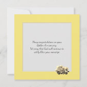 Christlich | 50. GOLDEN Hochzeitstag Karte (Rückseite)