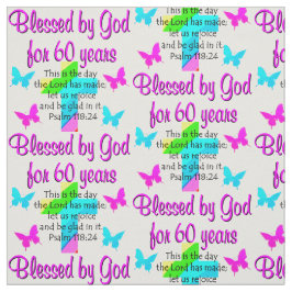 CHRISTLICH 60 JAHRE ALTER PRAYER STOFF