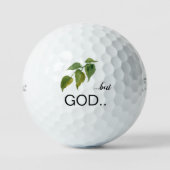 Christlich "...aber GOD..." Foliage Golfball (Vorderseite)