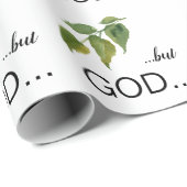 Christlich "...aber GOD..." Foliage II Geschenkpapier (Rolleneckpunkt)