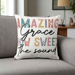 Christlich - Amazing Grace Wie süß ist der Klang Kissen