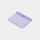 Christlich AMEN Sticky Notepad PurpleTypology Art Post-it Klebezettel (angewinkelt)