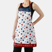 Christlich America Patriotic Red White Blue Stars Schürze (InSitu)