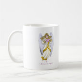 Christlich an Engel glauben Kaffeetasse (Links)