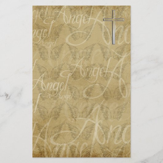 Christlich Angel Stationary Briefpapier (Vorderseite)
