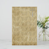 Christlich Angel Stationary Briefpapier (Stehend Vorderseite)