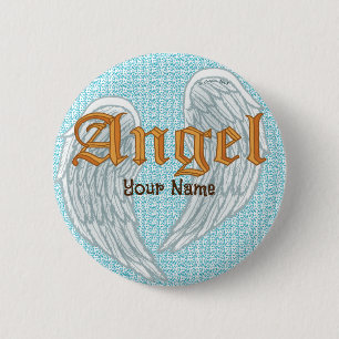 Christlich Angel Wings Button