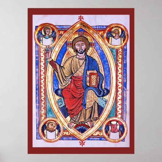 Christlich Art Christ in Majestät Poster (Vorne)